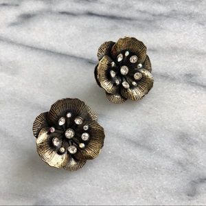 Park Lane Jewelry Rose Clip on Earrings